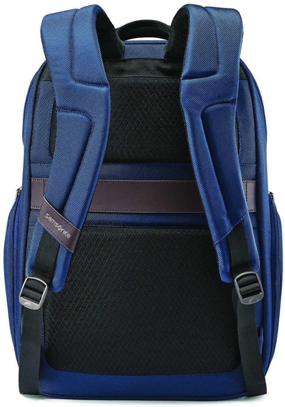 Samsonite Kombi Business Backpack, Black/Brown, 17.5 x 12 x 7-Inch