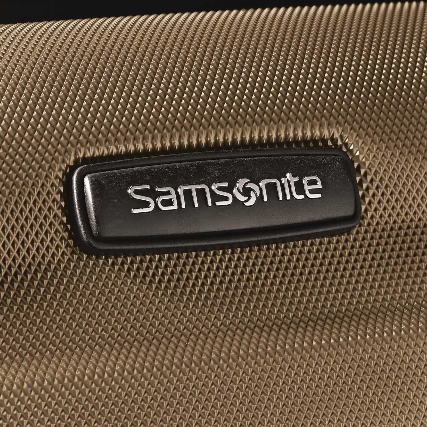 Samsonite Omni PC Hardside Expandable Luggage with Spinner Wheels, Black, Carry-On 20-Inch