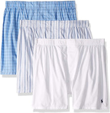 
                        
                          Cargar imagen en el visor de la galería, Polo Ralph Lauren Men's 3-Pack Classic Fit Packaged Woven Boxers
                        
                      