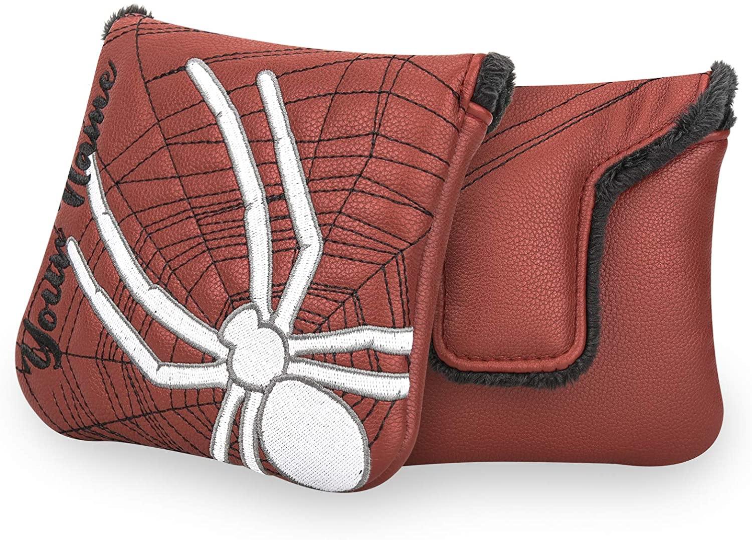 caiobob mytag Golf Mallet Putter Spider X Headcover with Hoop&Loop Closure - JOY2ESpree