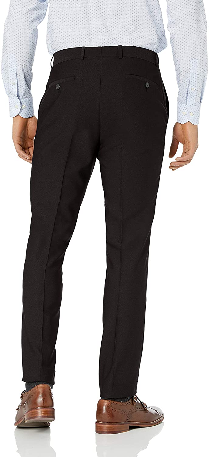 Unlisted by Kenneth Cole Men's 2 Button Slim Fit Suit with Hemmed Pant
