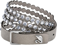 
                        
                          Cargar imagen en el visor de la galería, SWAROVSKI Women's Leather Look Crystal Power Bracelet Collection - JOY2ESpree
                        
                      