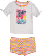 
                        
                          Load image into Gallery viewer, Tommy Bahama Girls' 2-Piece Rashguard and Swim Bottoms Set
                        
                      