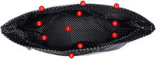 
                        
                          Cargar imagen en el visor de la galería, Vercord Purse Organizer Insert Bag Tote Handbags Pocketbook Inserts Organizers Zipper 11 Pockets Black Medium
                        
                      