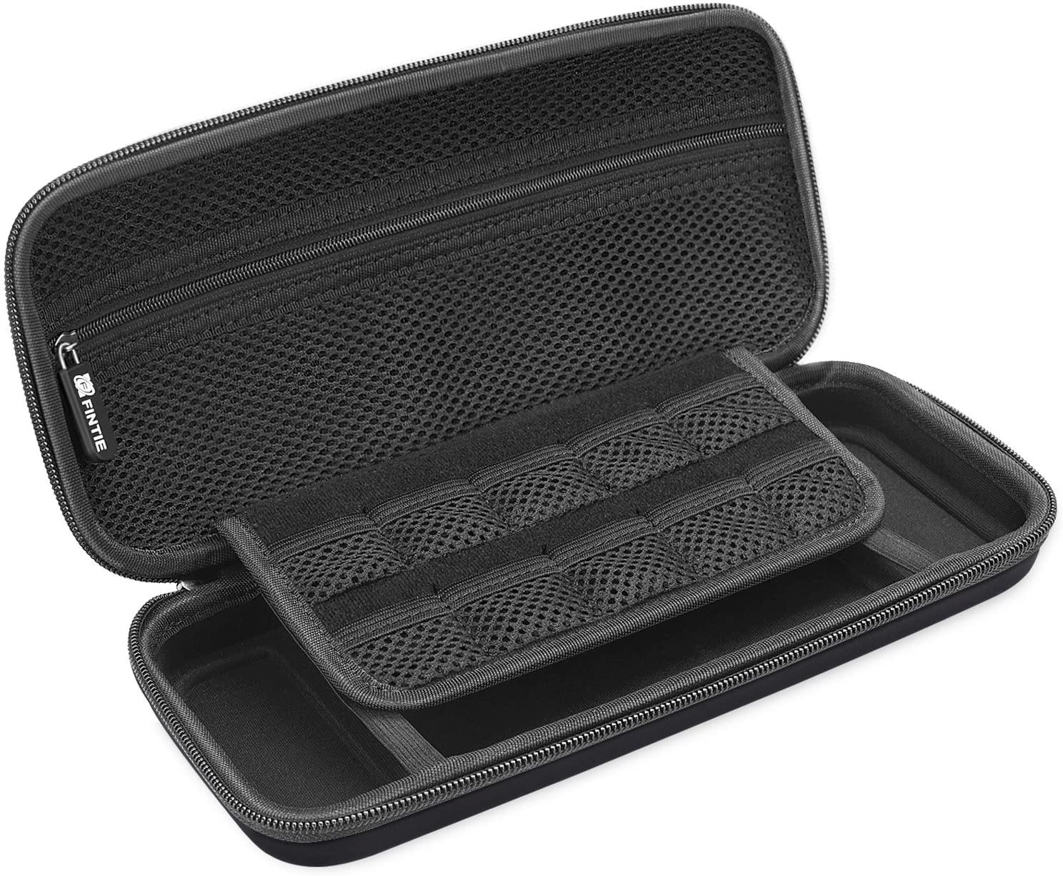 Fintie Carry Case for Nintendo Switch - [Shockproof] Hard Shell Protective Cover Travel Bag w/10 Game Card Slots - JOY2ESpree