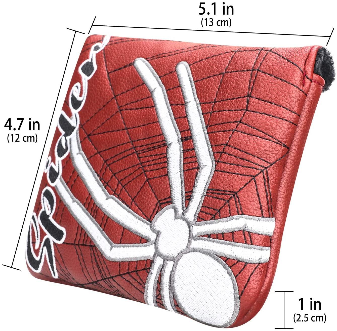 caiobob mytag Golf Mallet Putter Spider X Headcover with Hoop&Loop Closure - JOY2ESpree