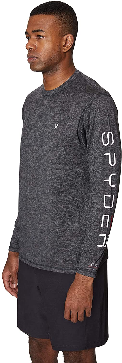 Spyder Men's Heather Long Sleeve Rashguard
