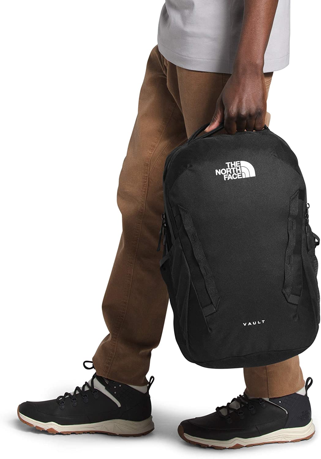 The North Face Vault Backpack, Moab Khaki/Asphalt Grey, One Size
