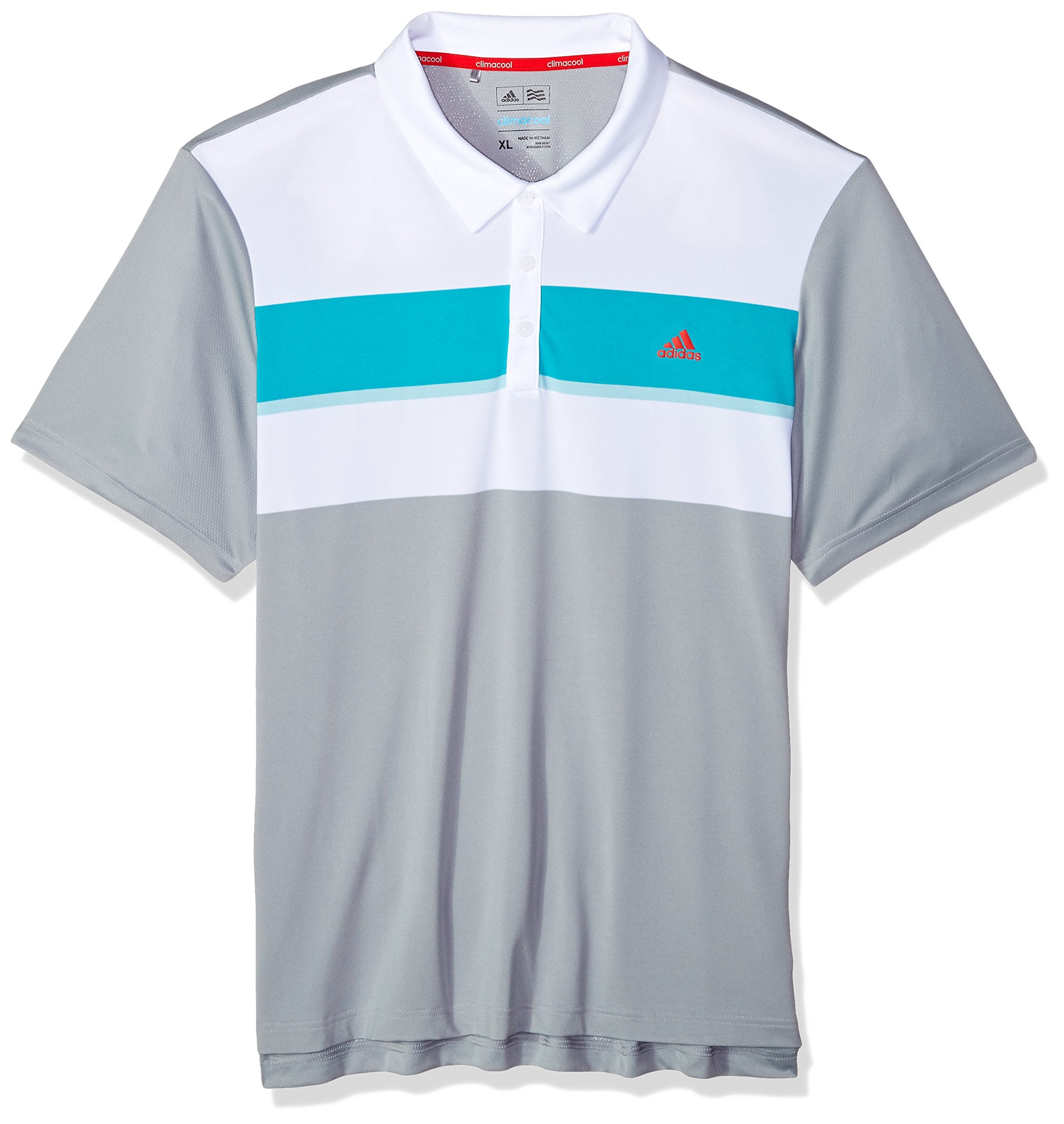 adidas Golf Men's Climacool Engineered Block Polo - JOY2ESpree