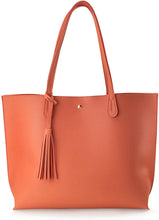 
                        
                          Load image into Gallery viewer, Minimalist Clean Cut Pebbled Faux Leather Tote Womens Shoulder Handbag
                        
                      