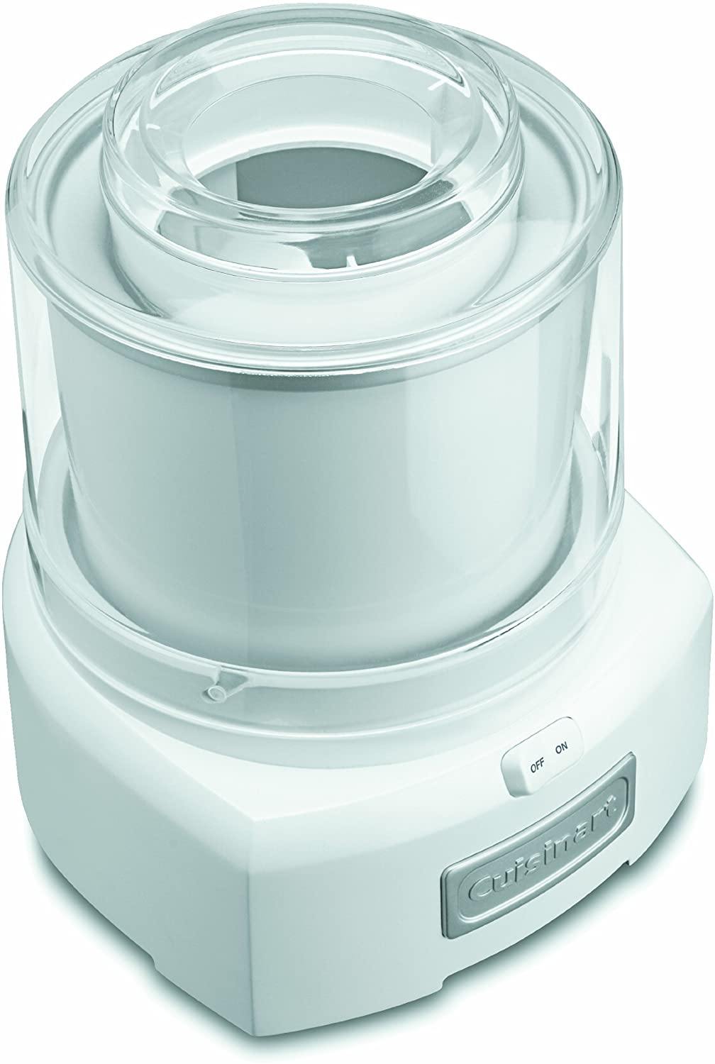 Cuisinart ICE21R Frozen Yogurt Automatic Ice Cream and Sorbet Maker,120 V, Thermoplastic, 1-1/2 qt, Red - JOY2ESpree