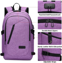 
                        
                          Load image into Gallery viewer, Laptop Backpack,Business Travel Anti Theft Backpack for Men Women with USB Charging Port
                        
                      