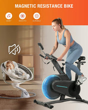 
                        
                          画像をギャラリービューアに読み込む, OVICX Magnetic Stationary Bike Belt Drive Indoor Cycling Workout Bike for home Gym - JOY2ESpree
                        
                      