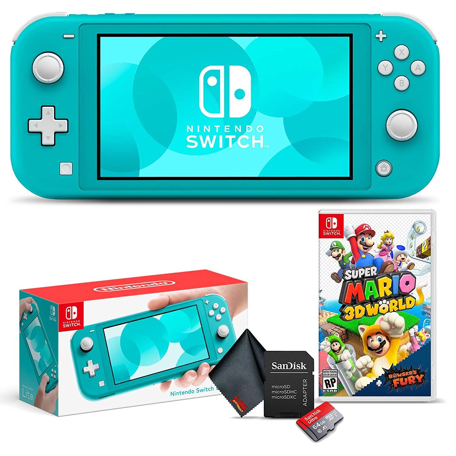 Nintendo Switch Lite Coral (HDHSPAZAA) Gaming Console Bundle - JOY2ESpree
