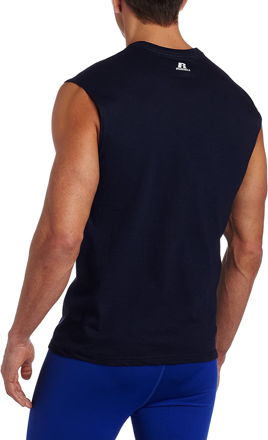 Russell Athletic Men's Cotton Performance Sleeveless Muscle T Shirts