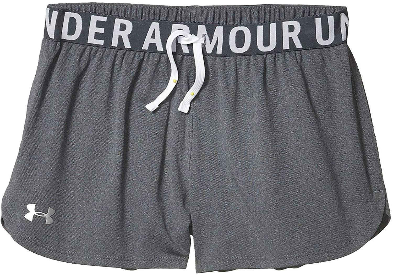 Under Armour Girls' Play Up Solid Workout Gym Shorts
