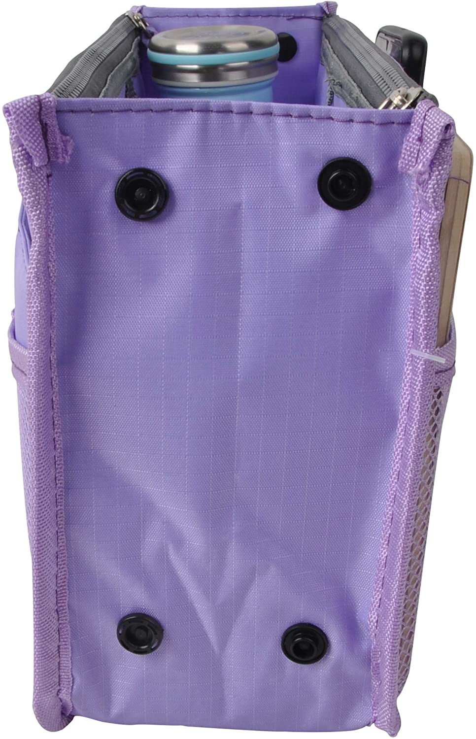 Vercord Updated Purse Handbag Organizer Insert Liner Bag in Bag 13 Pockets Purple Small