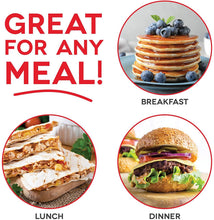 
                        
                          Muat gambar ke penampil Galeri, DASH DEG200GBRD01 Everyday Nonstick Electric Griddle for Pancakes, Burgers, Quesadillas, Eggs &amp; other on the go Breakfast - JOY2ESpree
                        
                      