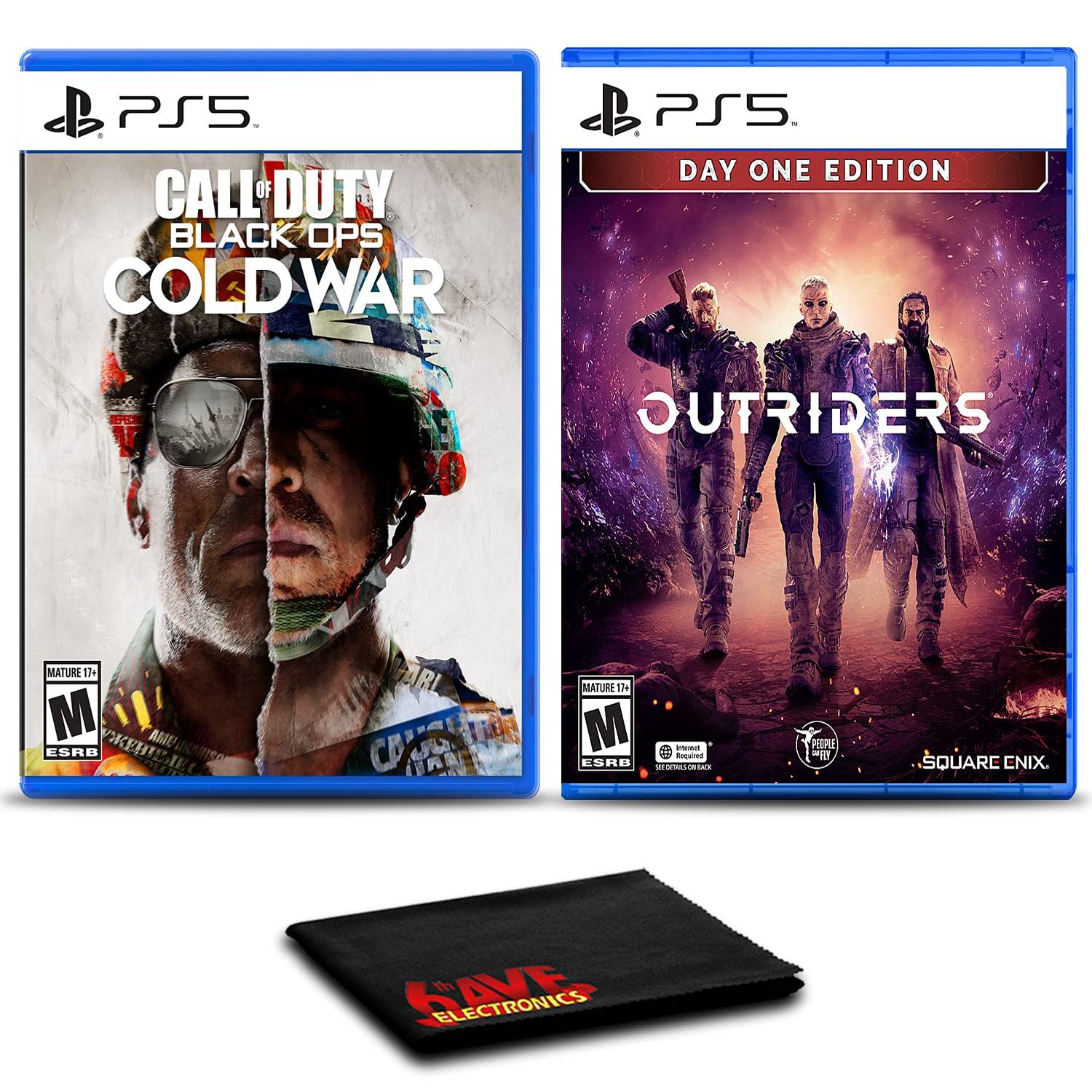 Call of Duty: Black Ops Cold War and Outriders Day One Edition - Two Pack Game Bundle For PlayStation 5 - JOY2ESpree