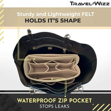 
                        
                          Cargar imagen en el visor de la galería, Handbag Organizer - 2in1 Purse Organizer Insert with Inner Zipped Pocket - Tote Shaper fits Speedy Neverfull - Grey Medium
                        
                      