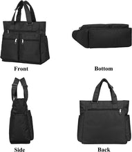 
                        
                          將圖片載入圖庫檢視器 Canvas Tote Bag Waterproof Nylon Multi Pocket Shoulder Bags Laptop Work Bag Teacher Purse and Handbags for Women &amp; Men
                        
                      