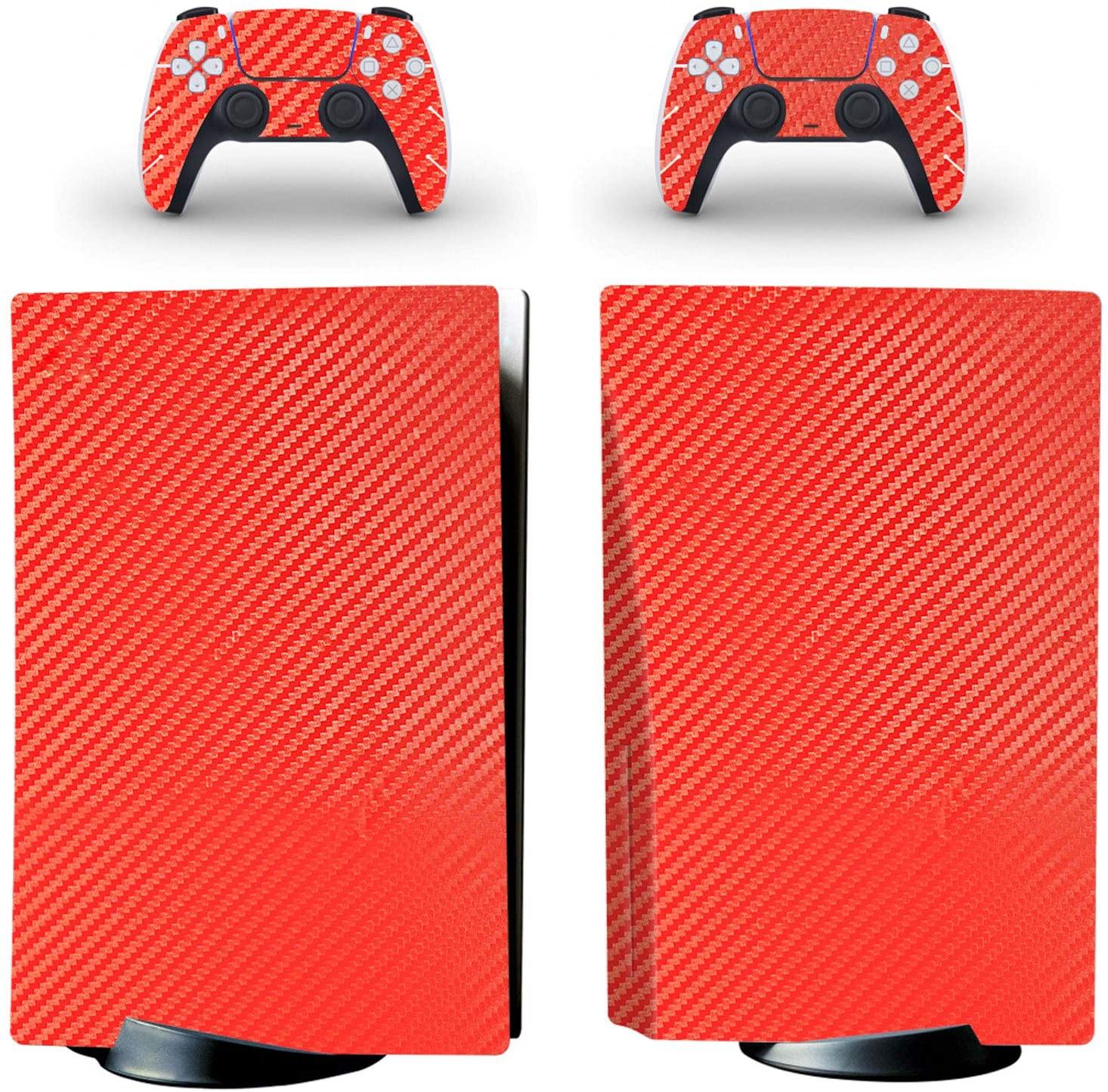 gotor Vinyl Skin Decals Cover Wrap Sticker Faceplate for PS5 Playstation 5 Console and 2 Controllers Skins (PS5 (Not The Digital Edition), B01) - JOY2ESpree