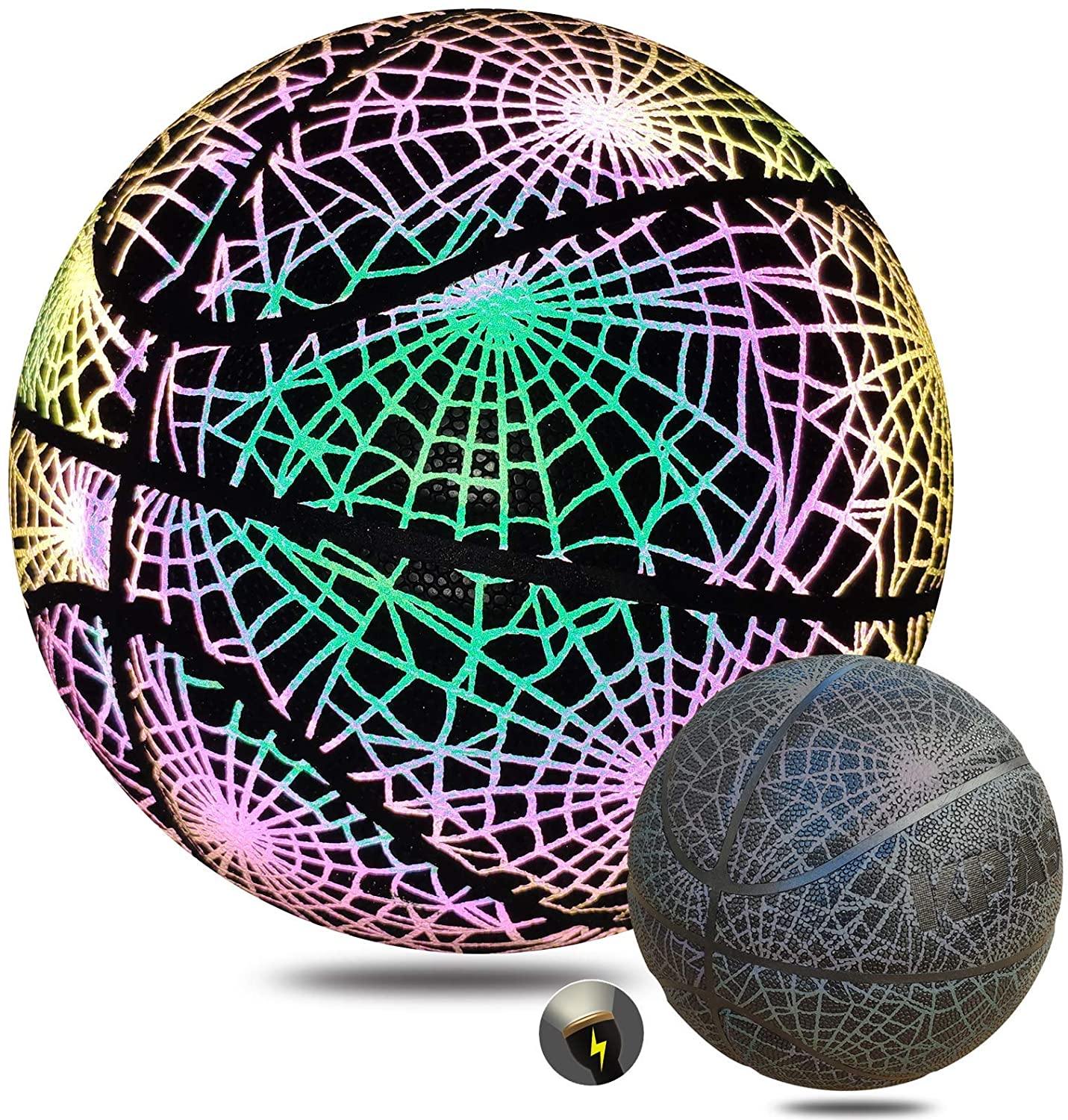 KPASON Basketball Holographic Glow in The Dark Basketball - JOY2ESpree