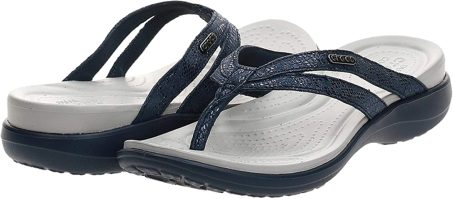 Crocs Women's Capri Strappy Flip Flop | Casual Comfortable Sandals