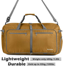 
                        
                          画像をギャラリービューアに読み込む, Gonex 150L Travel Duffel Bag Foldable Extra Large Duffle Bag XL Heavy Duty for Men Women for Luggage Shopping Gray
                        
                      