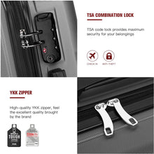 
                        
                          將圖片載入圖庫檢視器 Kono 3 Pieces Luggage Set Hard Shell with Spinner Wheels Lightweight Rolling Suitcases Set with YKK Dual Zipper TSA Lock for Travel (Grey)
                        
                      