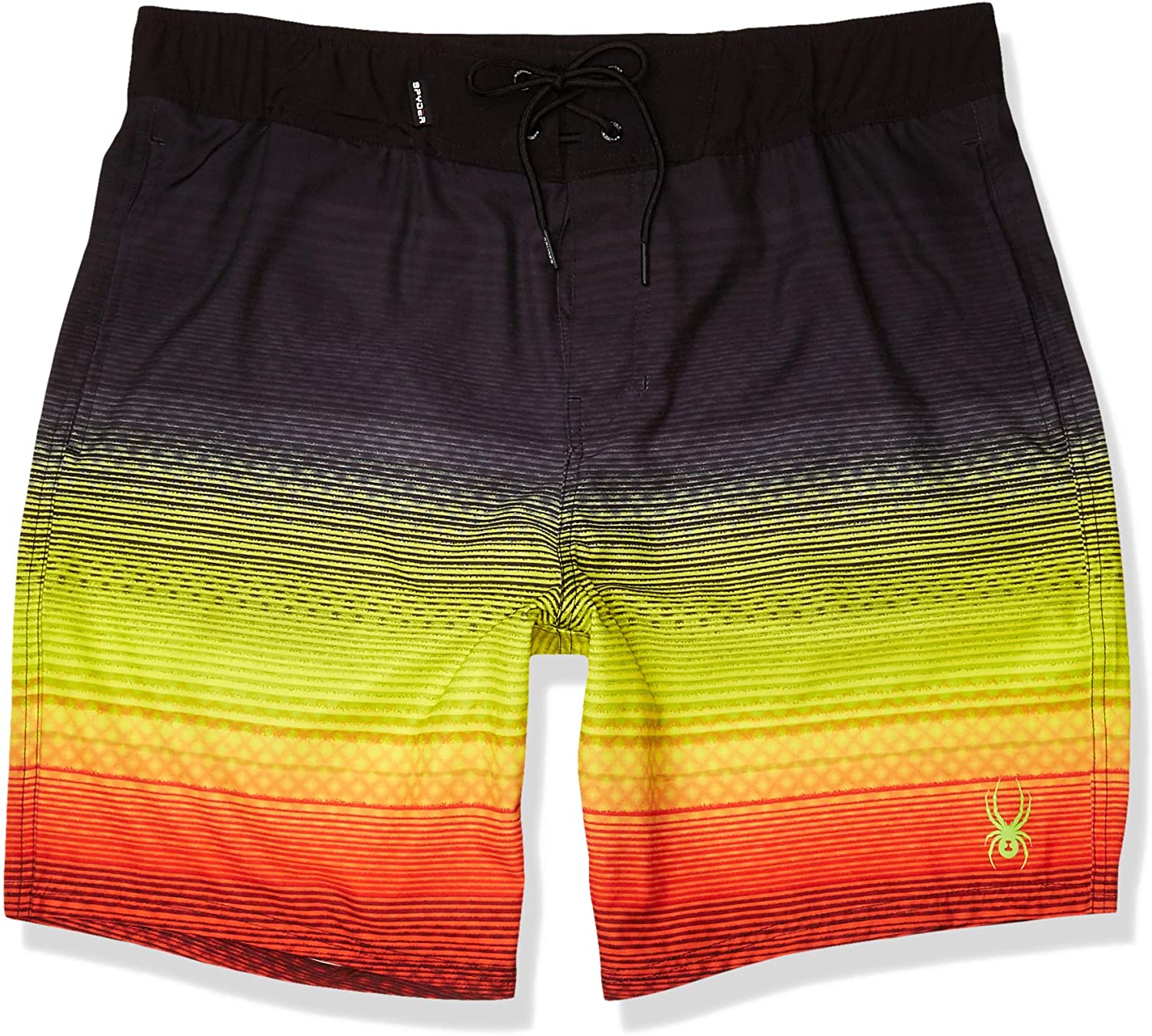 Spyder Men's 9" Ombre Stripe Hybrid Board Short