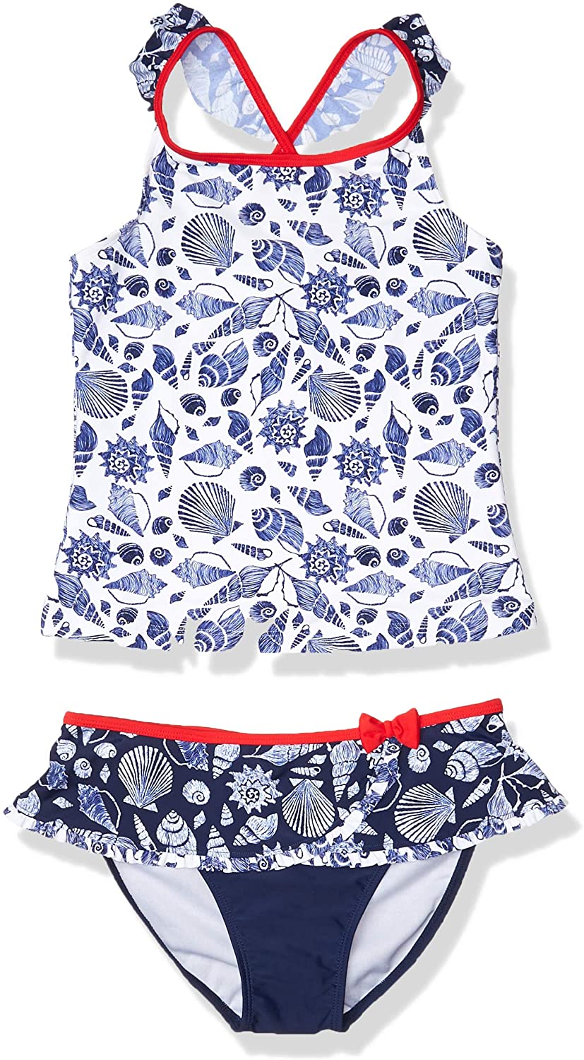 Tommy Bahama Girls' Two-Piece Bikini Swimsuit Bathing Suit