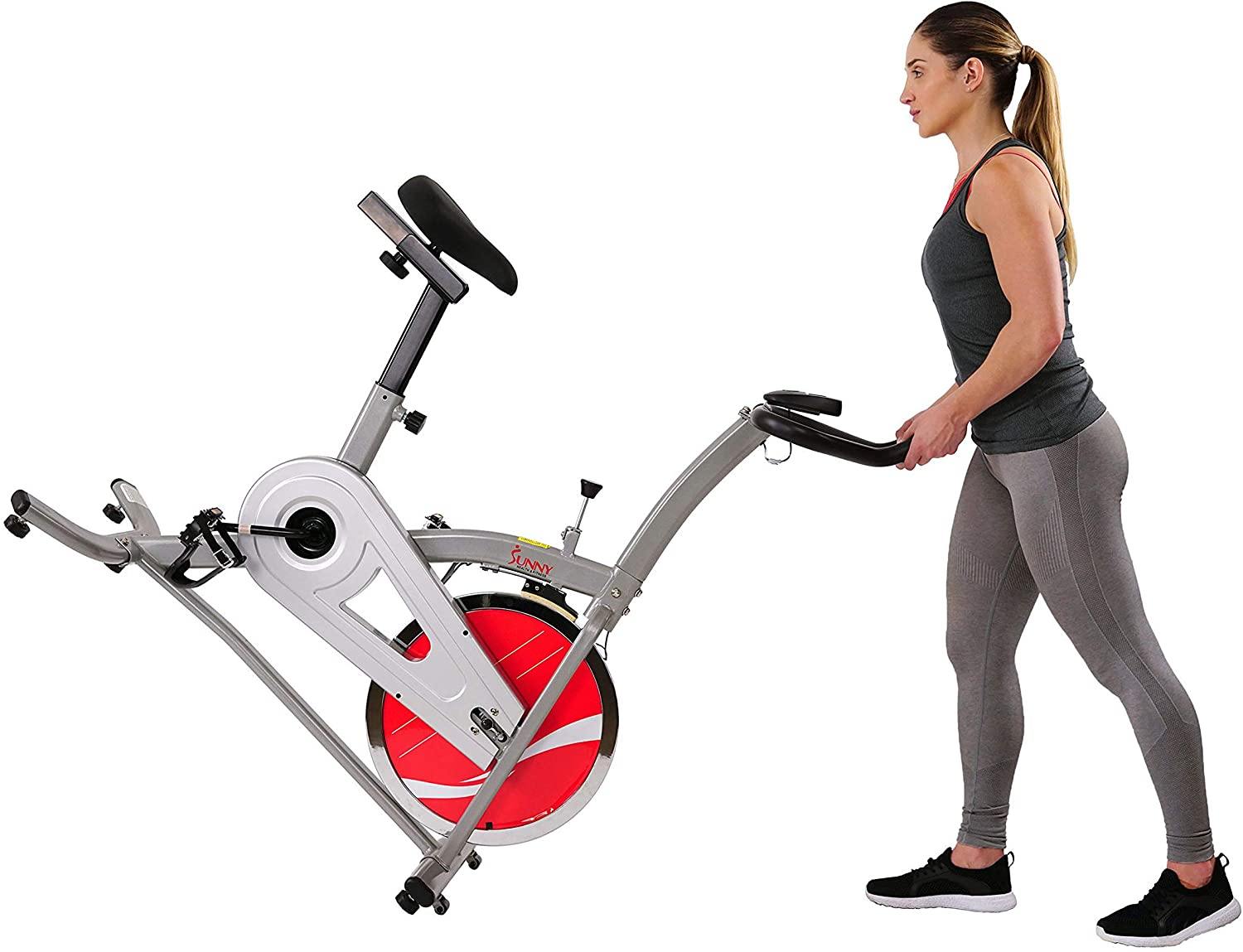 Sunny Health & Fitness Indoor Cycling Exercise Stationary Bike with Digital Monitor - JOY2ESpree