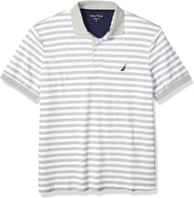 
                        
                          गैलरी व्यूवर में इमेज लोड करें, Nautica Men's Classic Fit 100% Cotton Soft Short Sleeve Stripe Polo Shirt - JOY2ESpree
                        
                      