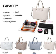 
                        
                          Cargar imagen en el visor de la galería, K.EYRE Women's Soft Faux Leather Tote Bag Purse Handbags Wallet Tote Shoulder Bag Purse Large Capacity
                        
                      