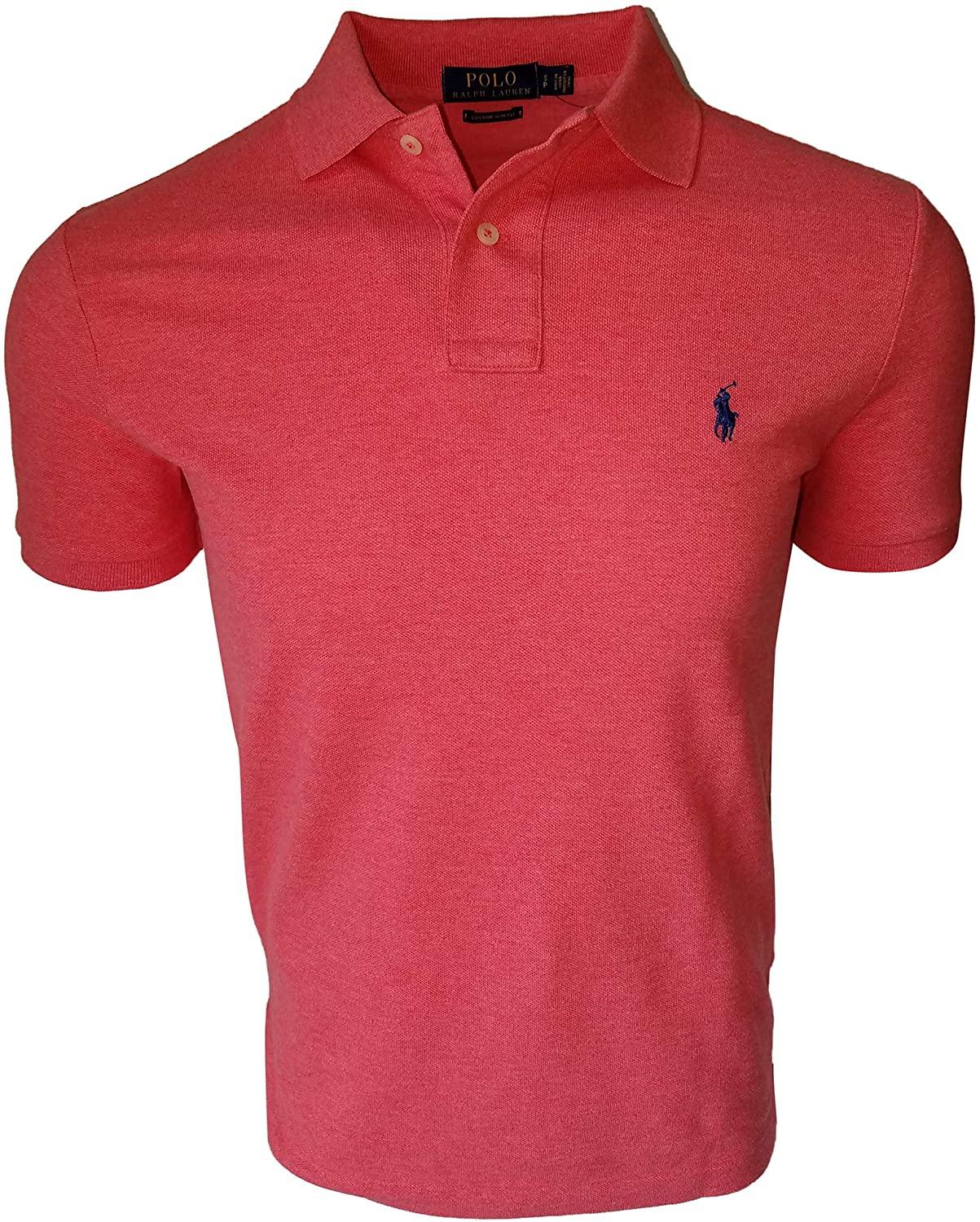 Polo RL Men's Custom Slim Fit Mesh Pony Shirt