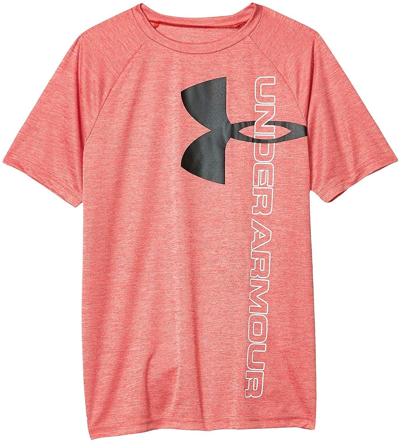 Under Armour Boys' Tech Split Logo Hybrid T-Shirt - JOY2ESpree