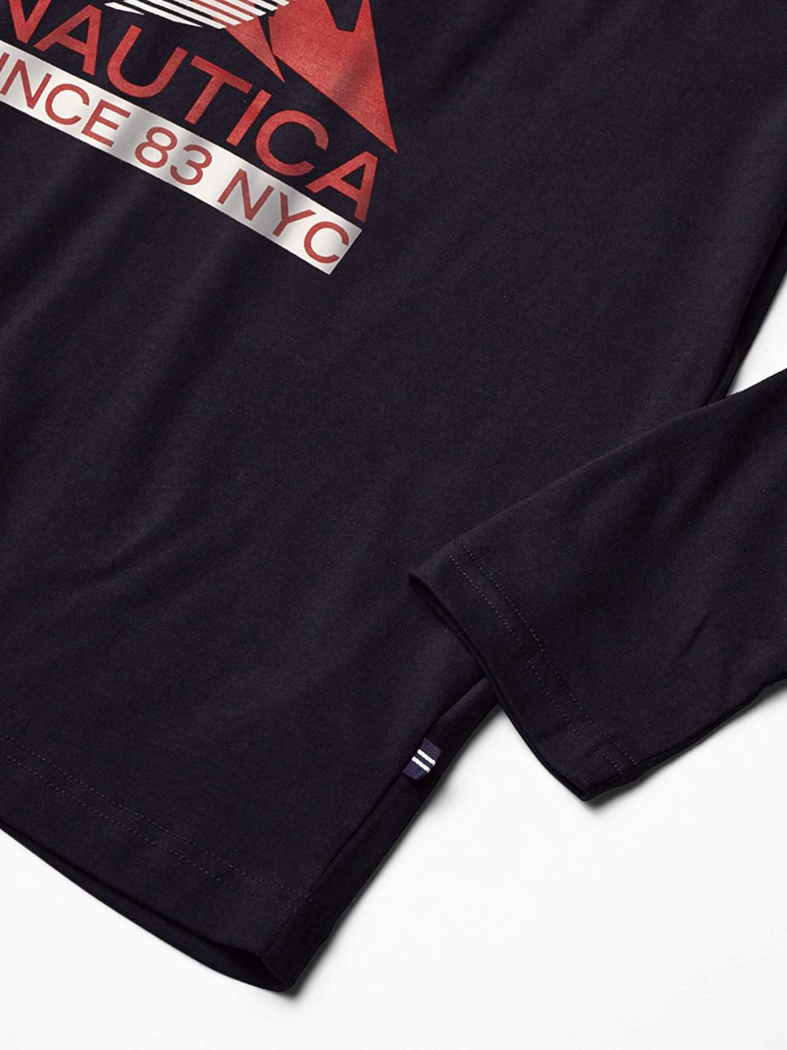 Nautica Men's Logo Graphic Long Sleeve T-Shirt - JOY2ESpree