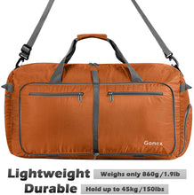 
                        
                          画像をギャラリービューアに読み込む, Gonex 150L Travel Duffel Bag Foldable Extra Large Duffle Bag XL Heavy Duty for Men Women for Luggage Shopping Gray
                        
                      