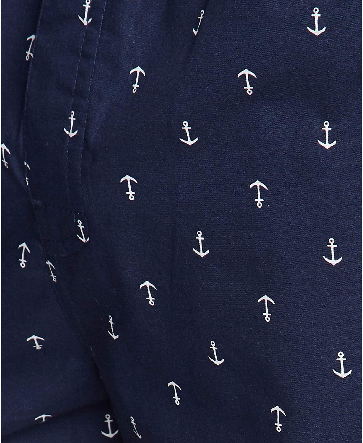 Nautica Men's Soft Woven 100% Cotton Elastic Waistband Sleep Pajama Short - JOY2ESpree