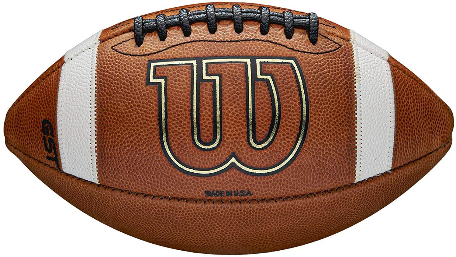 Wilson GST Leather Game Football - JOY2ESpree