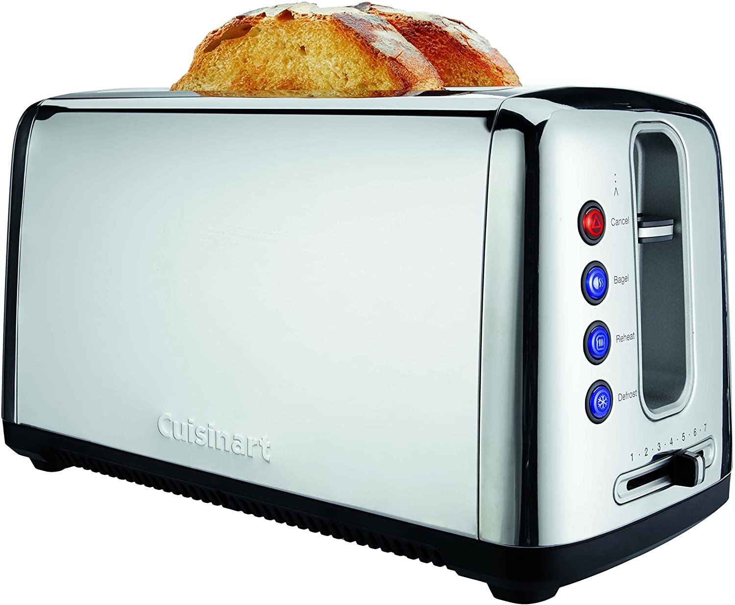 Cuisinart CPT-2400P1 Bakery Artisan Bread Toaster, 2 Slice, Silver - JOY2ESpree