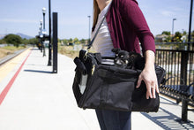 
                        
                          Load image into Gallery viewer, Sherpa Original Deluxe Airline Approved Pet Carrier, Medium, Black
                        
                      