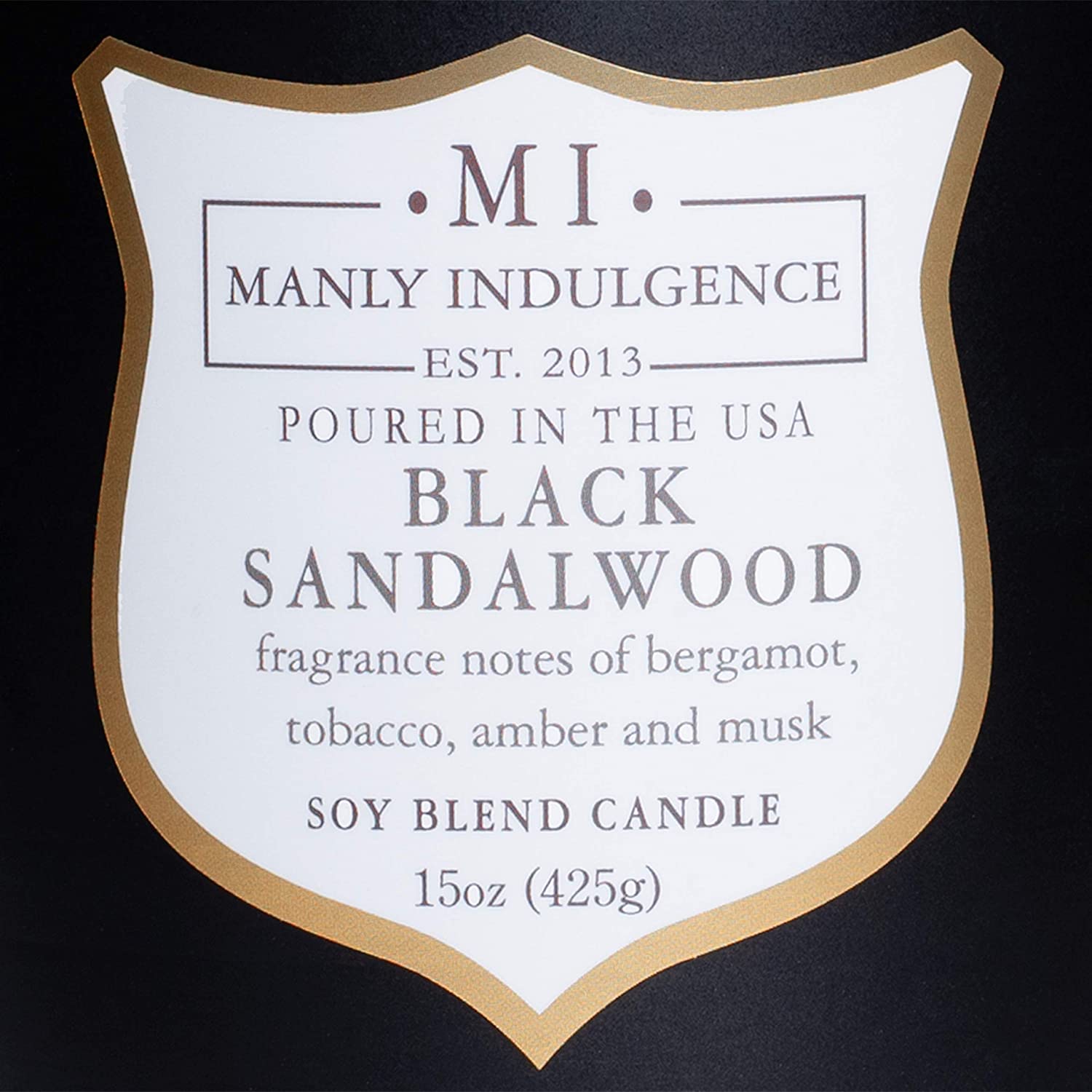 Manly Indulgence Sea Salt & Ginger Scented Jar Candle, 15 Oz, White