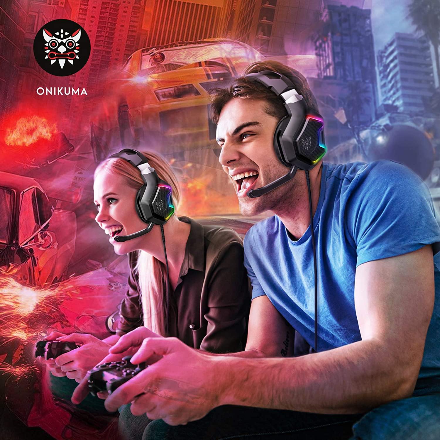ONIKUMA Gaming Headset for PS5, PS4, Xbox Series X|S & Xbox One Games - JOY2ESpree