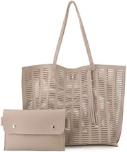 
                        
                          Cargar imagen en el visor de la galería, K.EYRE Women's Soft Faux Leather Tote Bag Purse Handbags Wallet Tote Shoulder Bag Purse Large Capacity
                        
                      