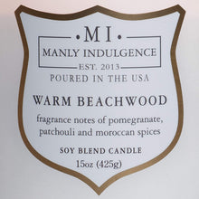 
                        
                          Load image into Gallery viewer, Manly Indulgence Sea Salt &amp; Ginger Scented Jar Candle, 15 Oz, White
                        
                      