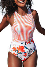
                        
                          將圖片載入圖庫檢視器 CUPSHE Women's Striped Leafy One Piece Swimsuit
                        
                      
