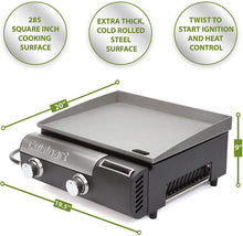 
                        
                          Cargar imagen en el visor de la galería, Cuisinart CGG-888 Grill Stainless Steel Lid 22-Inch Round Outdoor Flat Top Gas, 360° Griddle Cooking Center - JOY2ESpree
                        
                      