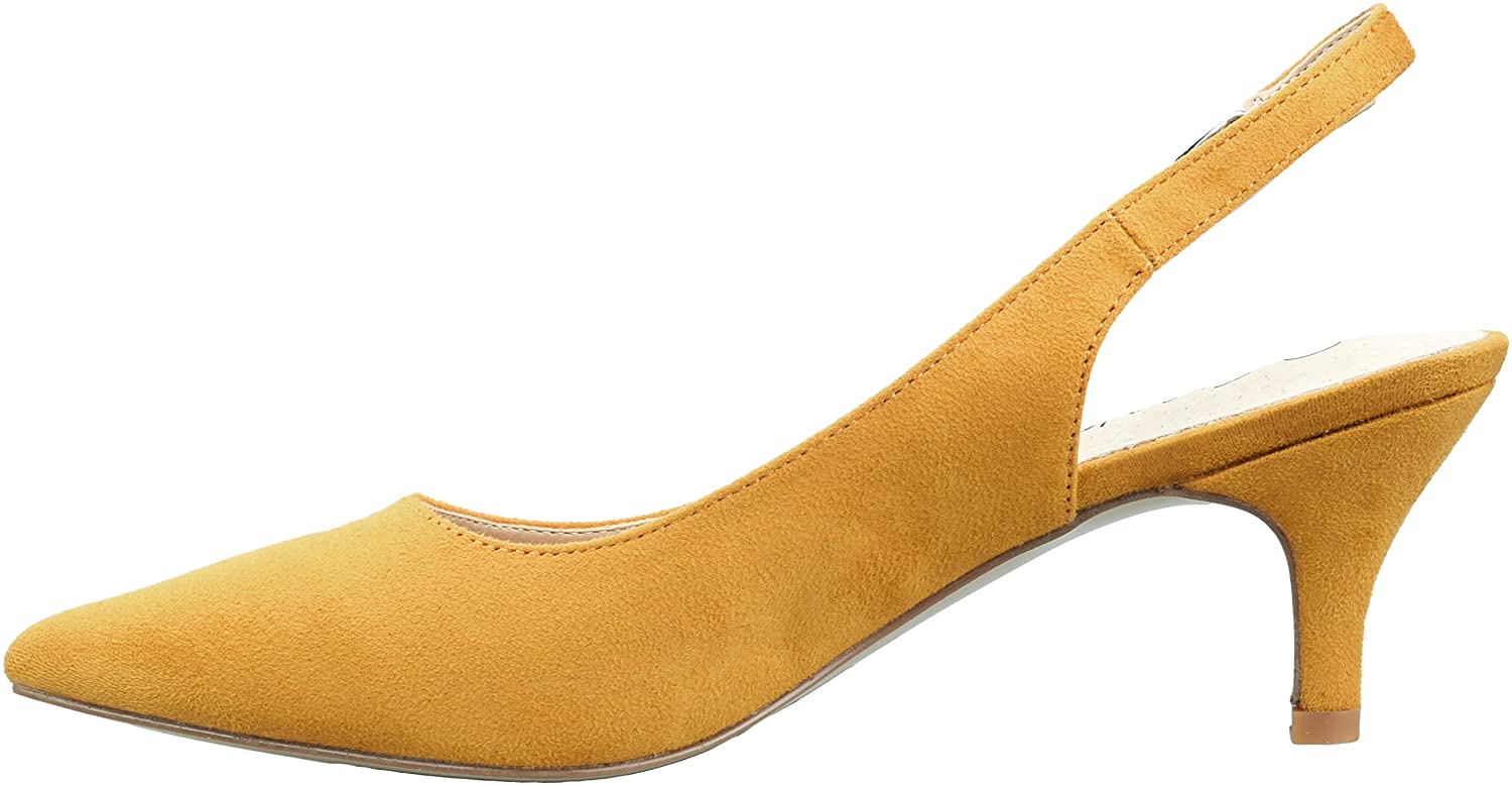 Greatonu Womens Slingback Dress Pump